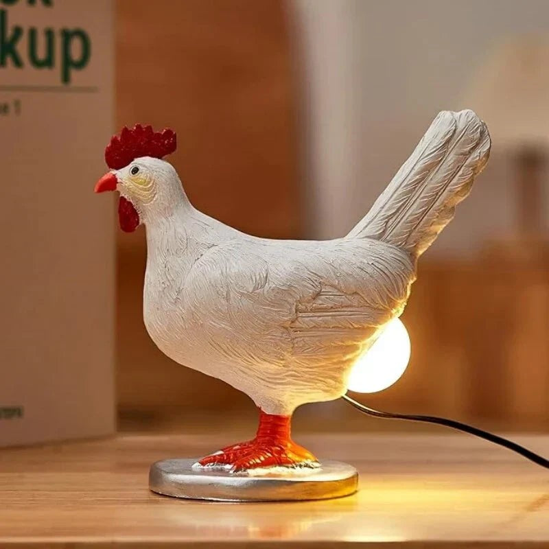 Chicken-shaped LED table lamp - product photo 2
