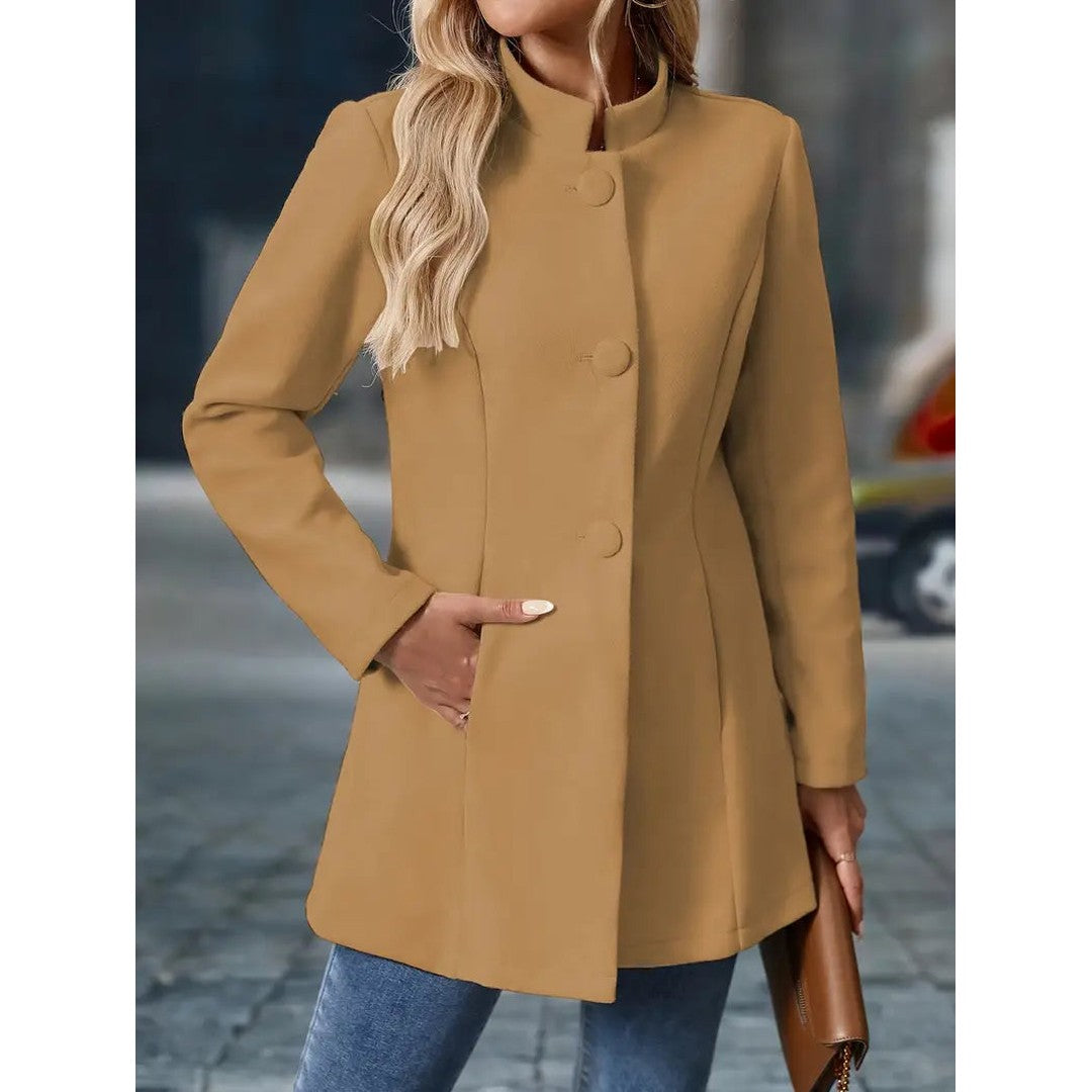 Woman wearing the Hero women's elegant jacket, 12 view