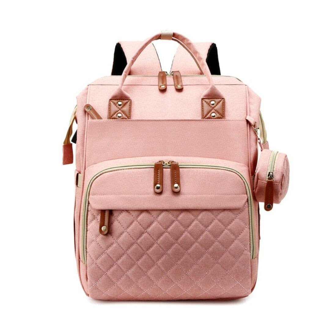Wide-opening diaper bag backpack - product photo 3
