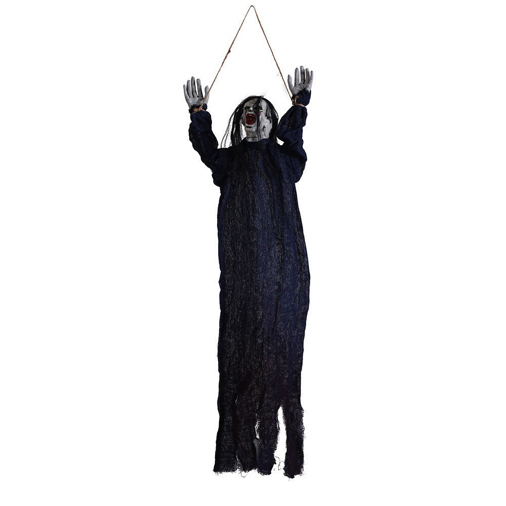 Hanging fabric ghost Halloween decoration - product photo 5