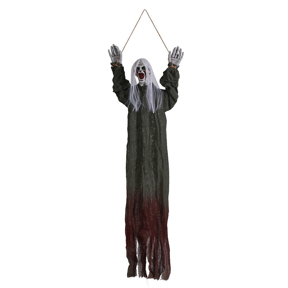 Hanging fabric ghost Halloween decoration - product photo 7