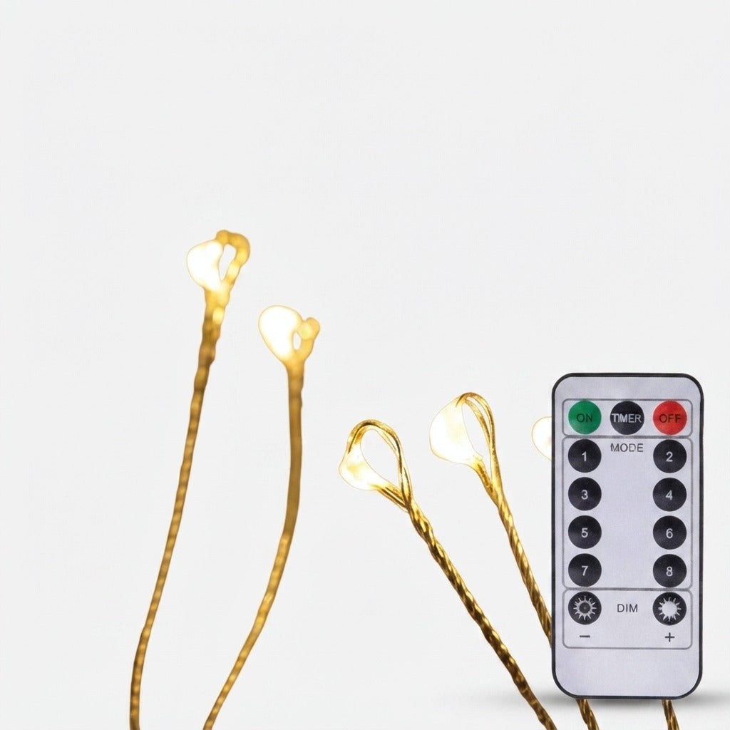 Copper wire LED Christmas tree string lights - product photo 10
