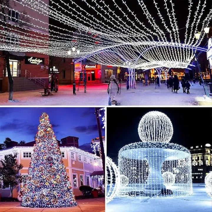 Copper wire LED Christmas tree string lights - product photo 3