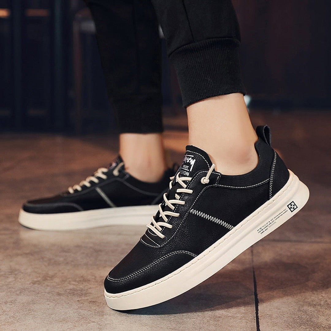 Man wearing the Hugo men's shoes, 7 view