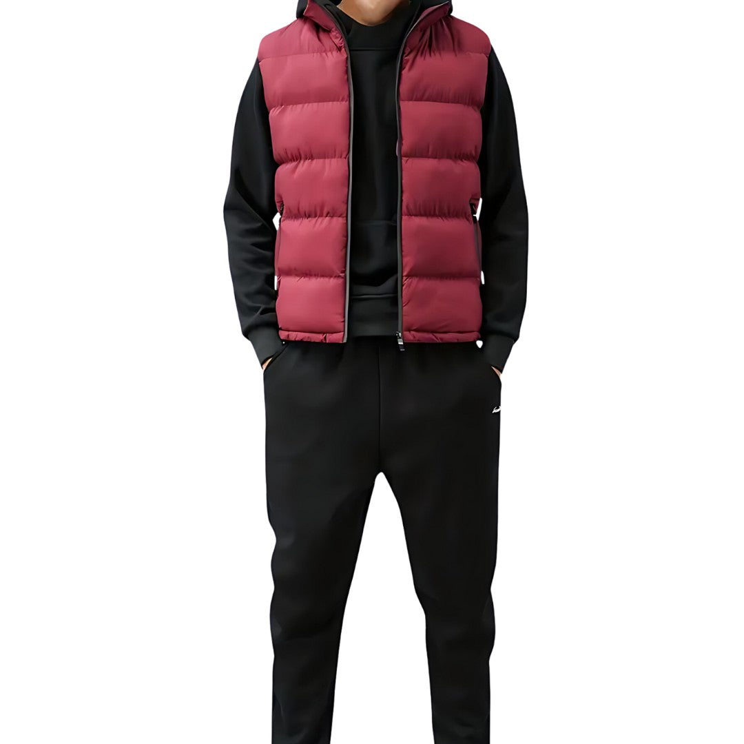 Man wearing the Idris men's casual breathable jacket, model view