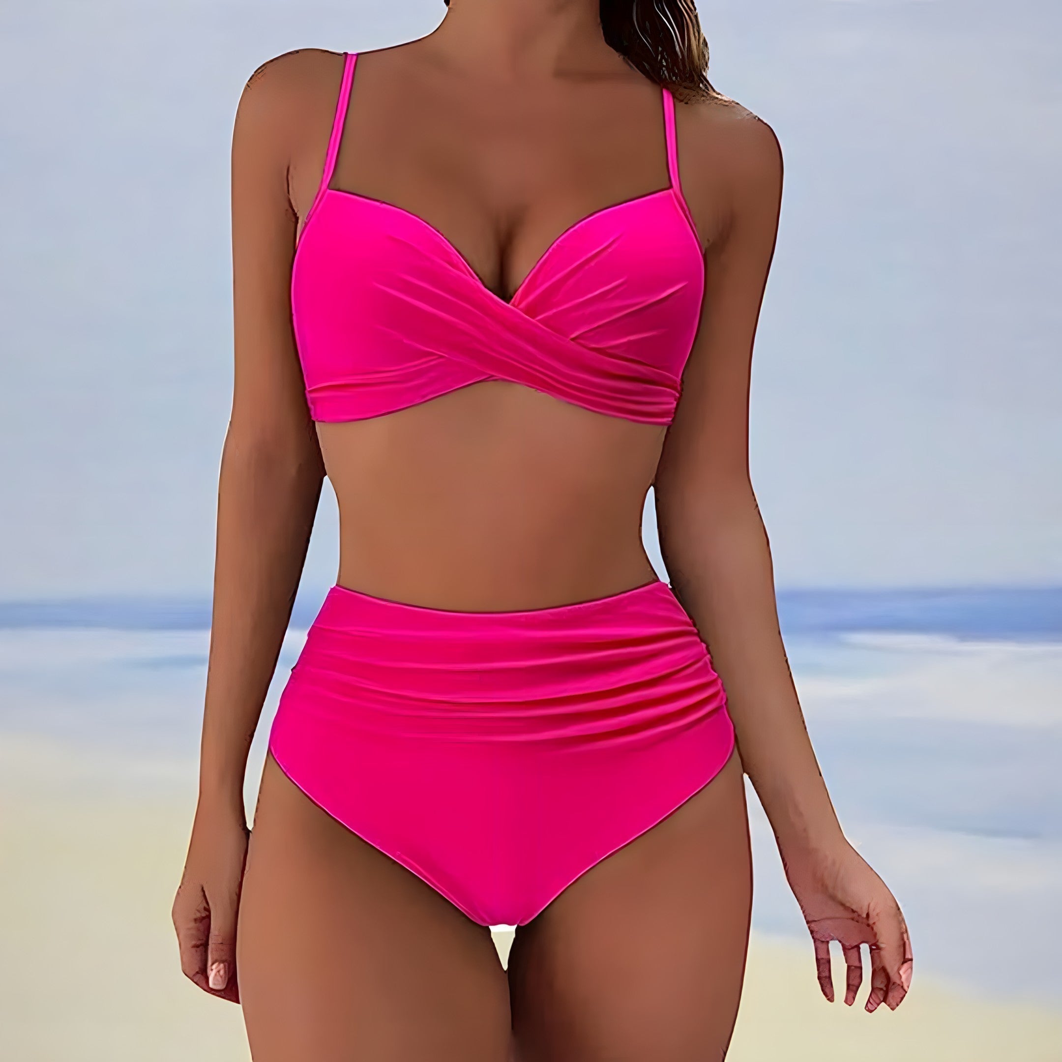 Solea | Women's High-Rise Two-Piece Bikini Set