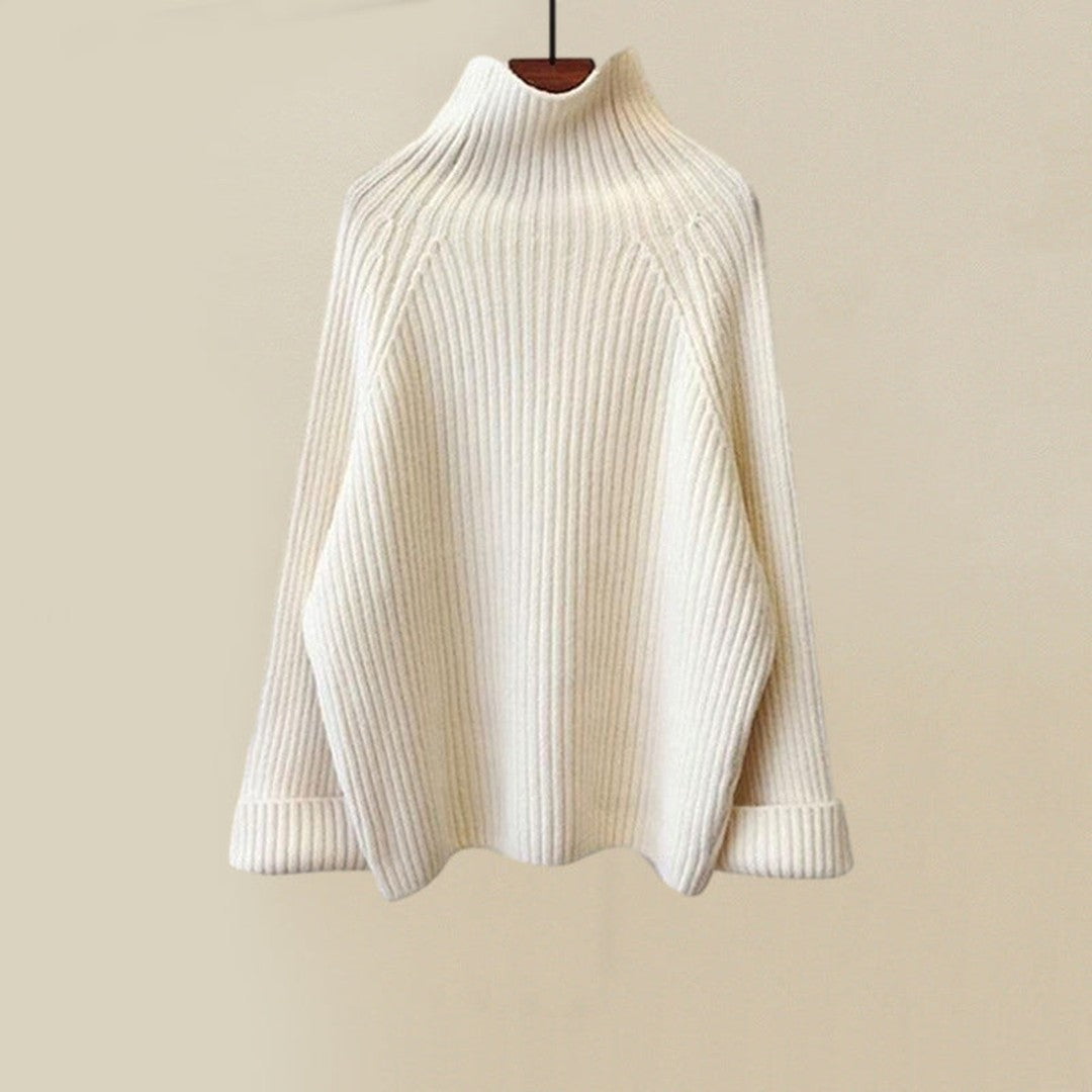 Woman wearing the Ivy women's elegant set, front view