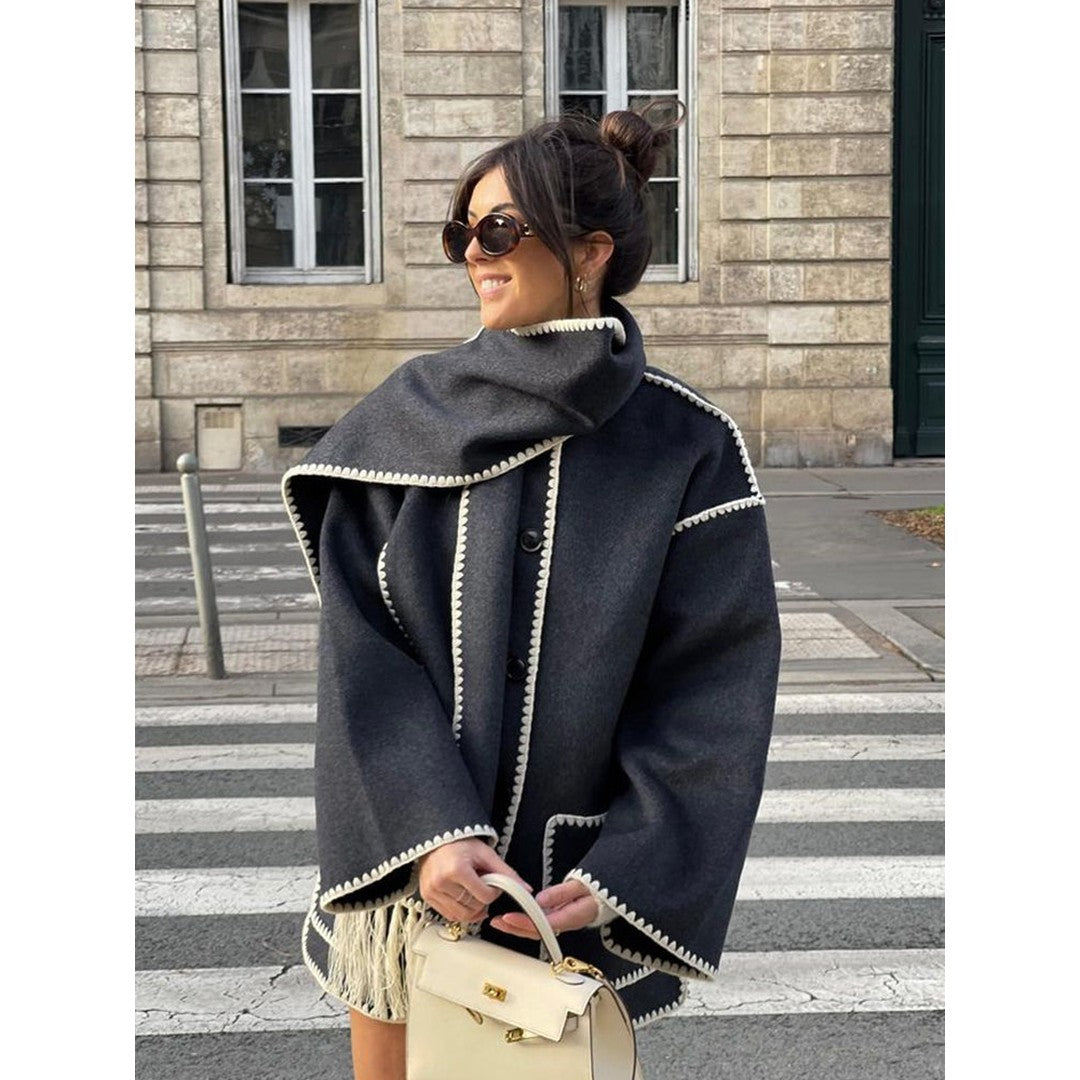 Woman wearing the Jolie women's fleece jacket, 7 view