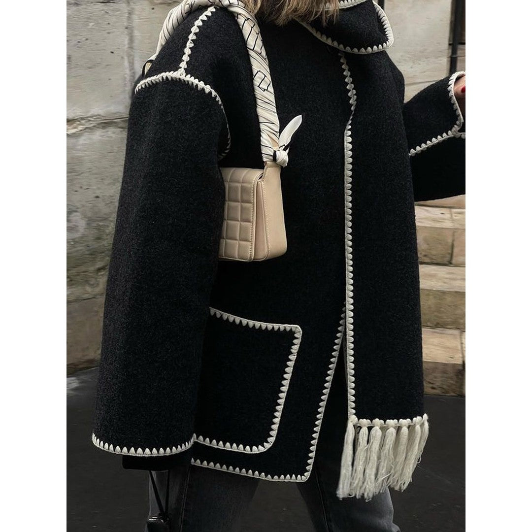 Woman wearing the Jolie women's fleece jacket, 8 view