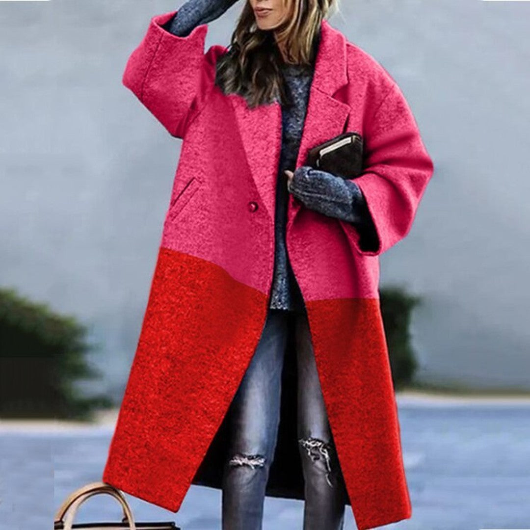 Woman wearing the June women's oversized pocket detail bag, 12 view