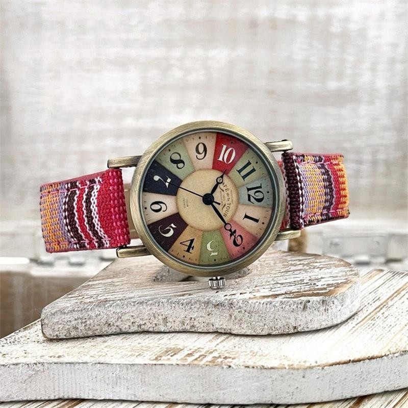 Vintage women's watch with braided band - product photo 5