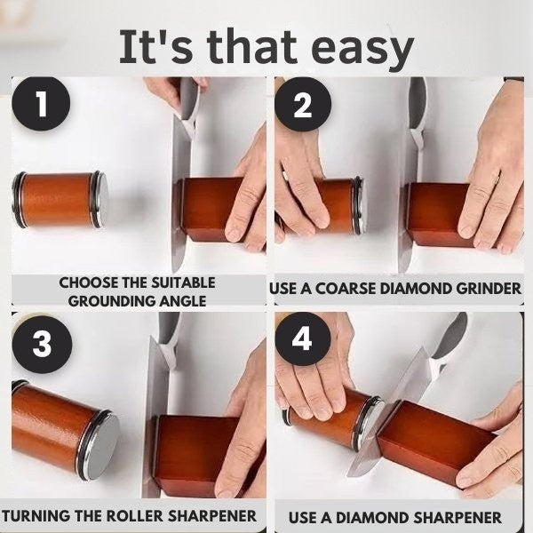 Rolling fixed-angle knife sharpener - product photo 6