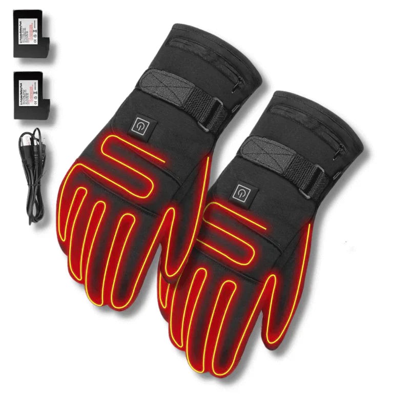 Waterproof electric heated gloves with three heat settings - product photo 4