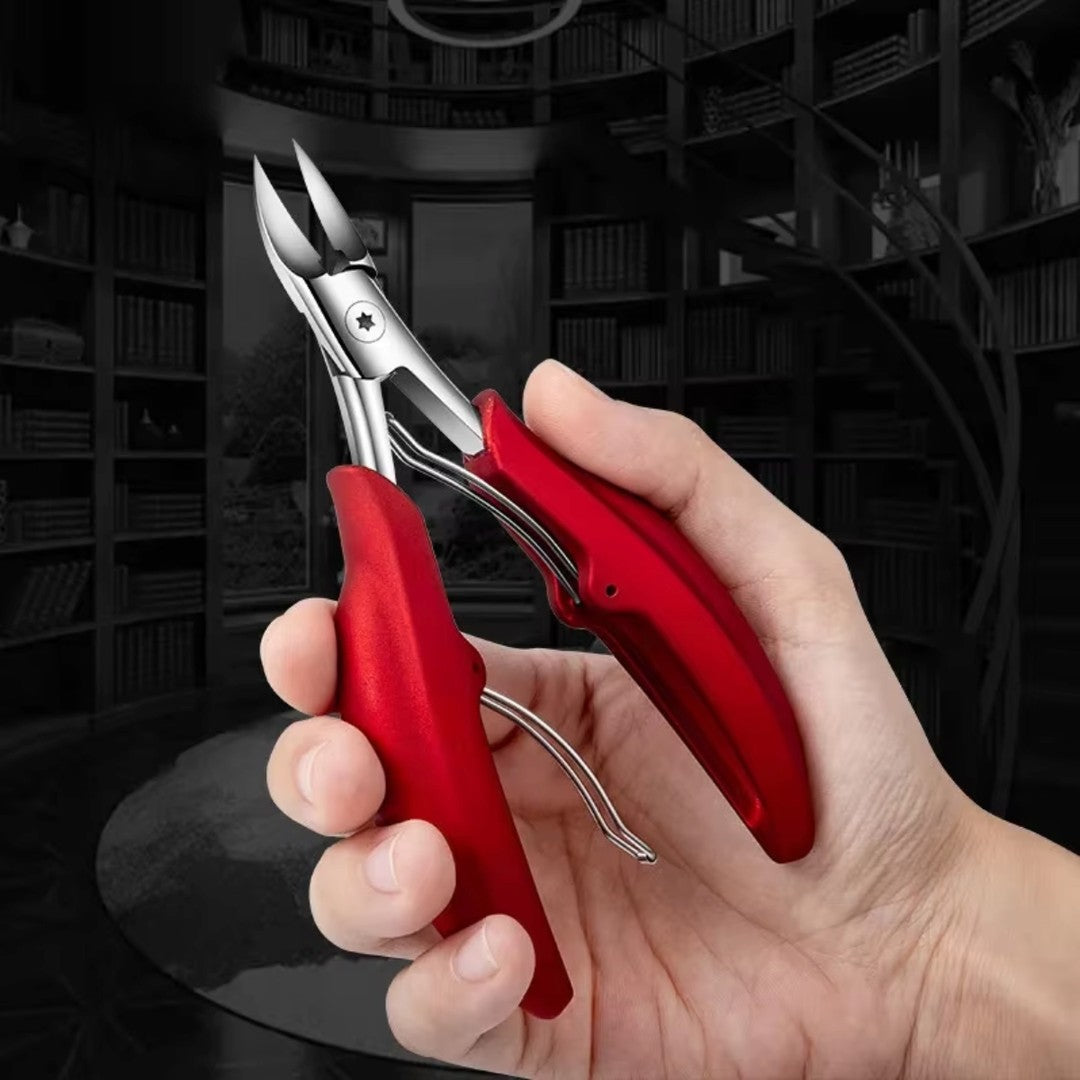 Curved stainless toenail scissors - product photo 2