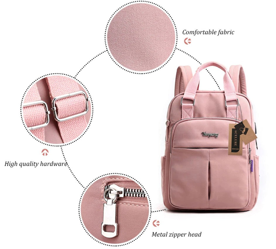 Water-resistant anti-theft backpack with a USB charging port - product photo 14