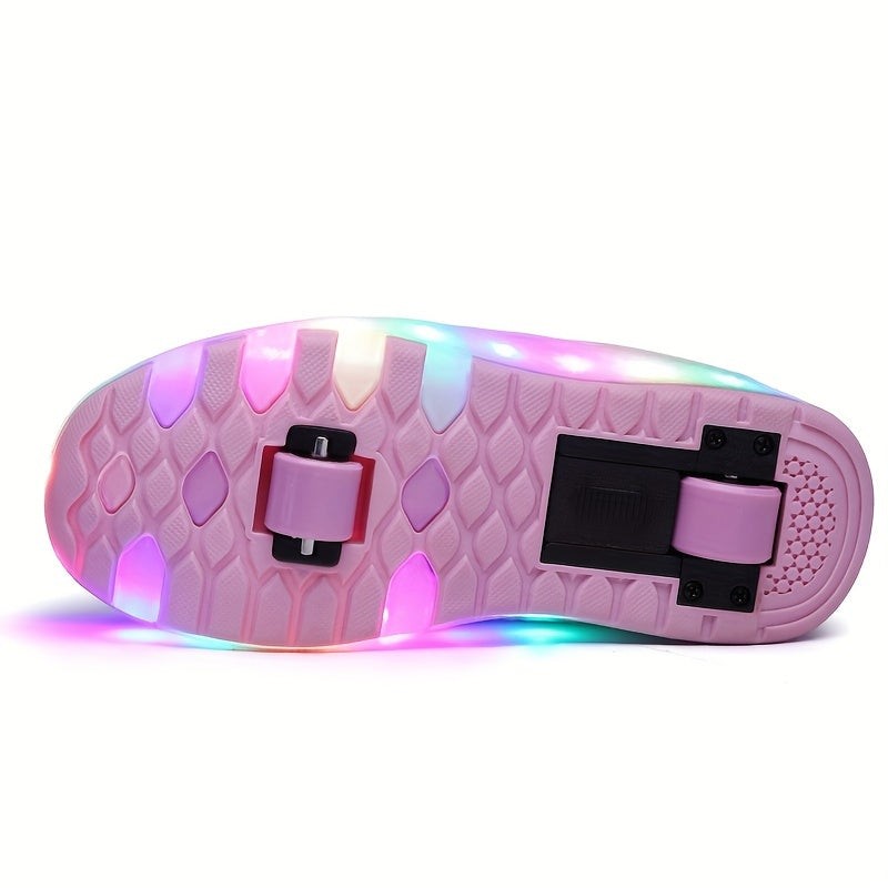 LED roller sneaker with removable wheels - product photo 3