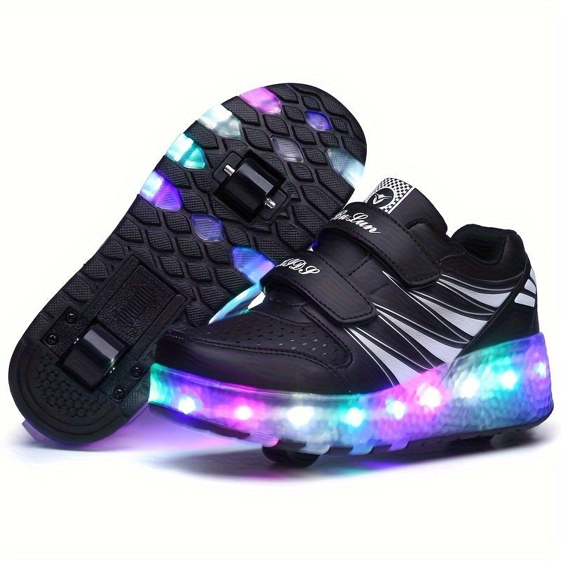 LED roller sneaker with removable wheels - product photo 7