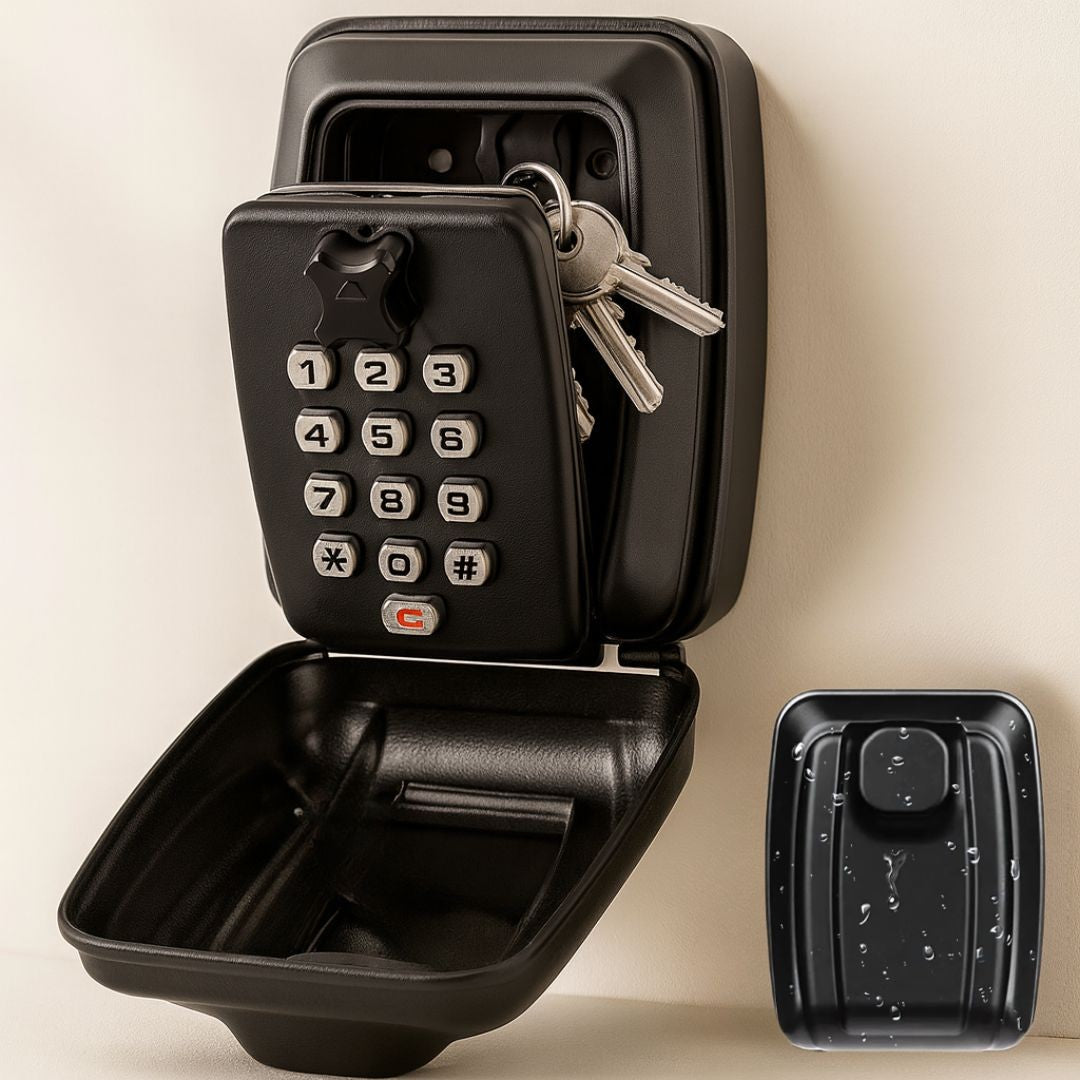 Weatherproof metal combination key safe - product photo 1