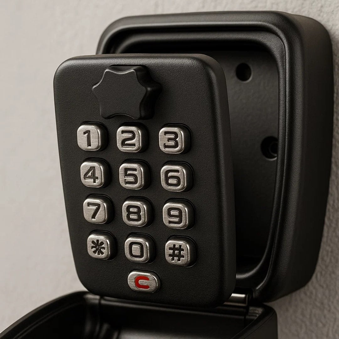 Weatherproof metal combination key safe - product photo 2