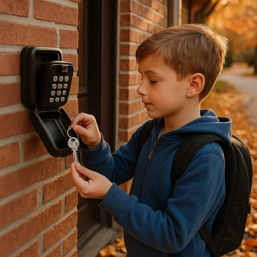 Weatherproof metal combination key safe - product photo 3