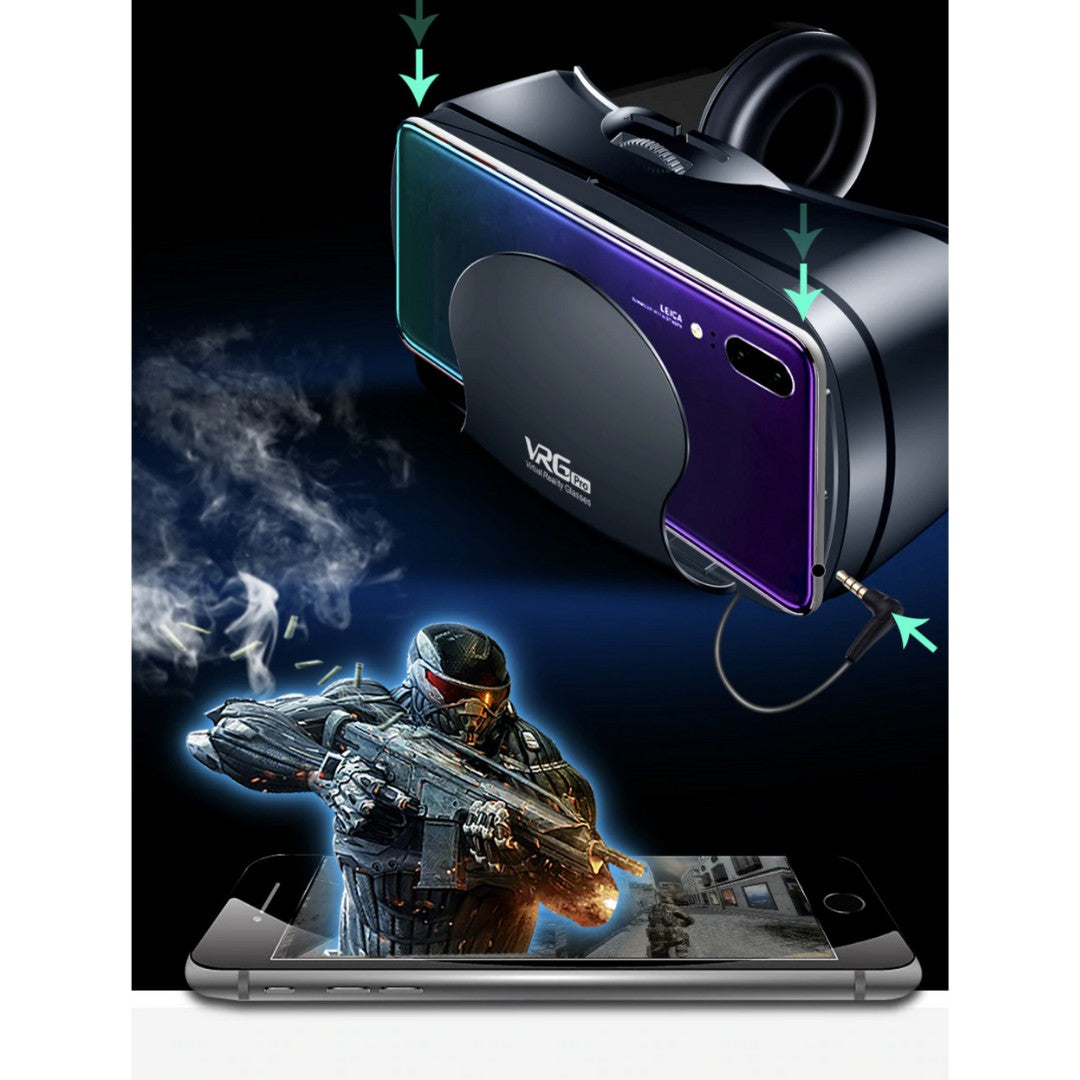 Smartphone Vr headset with built-in headphones - product photo 7