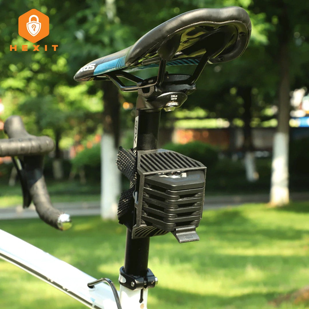 Compact folding bike lock with bracket - product photo 3