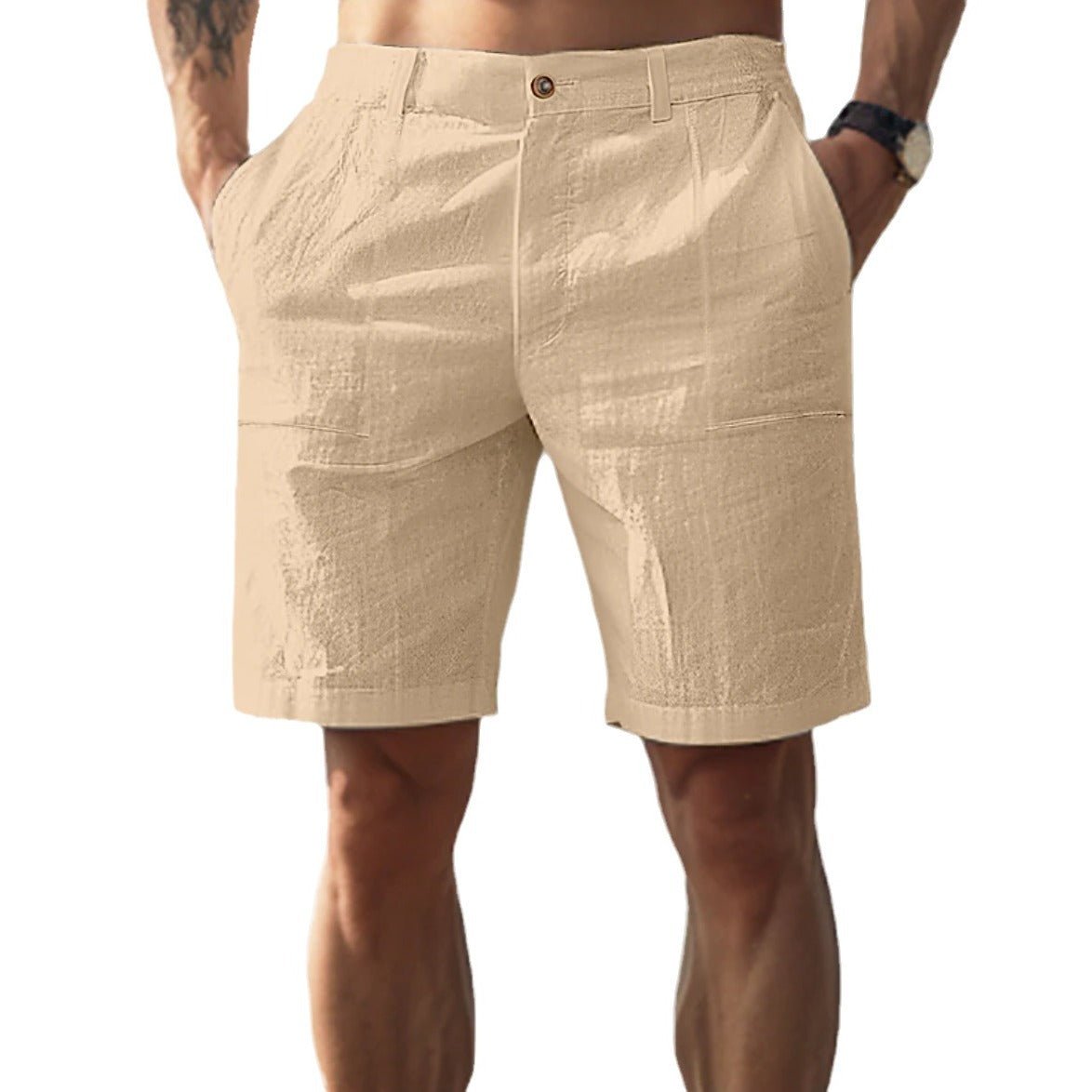 Ethan | Men's Straight Fit Casual Summer Shorts