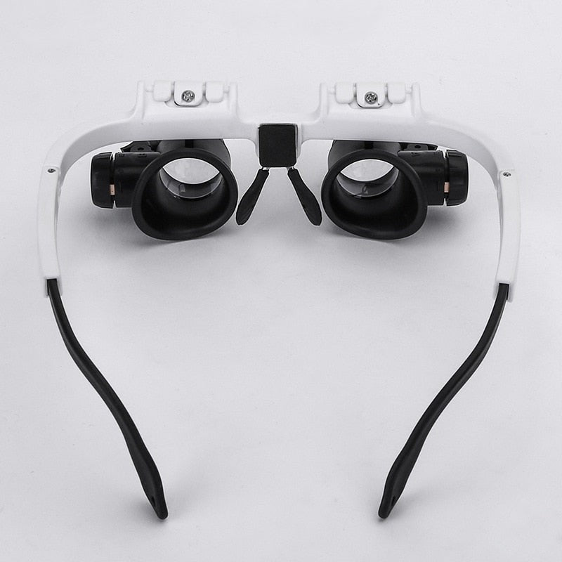 LED magnifying headset with interchangeable lenses - product photo 3