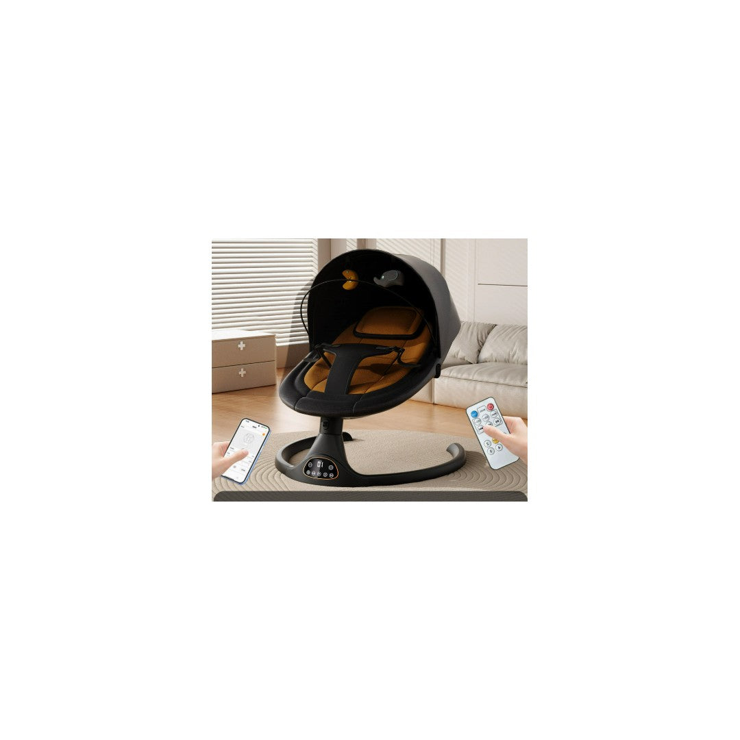 Electric baby swing with remote control - product photo 1