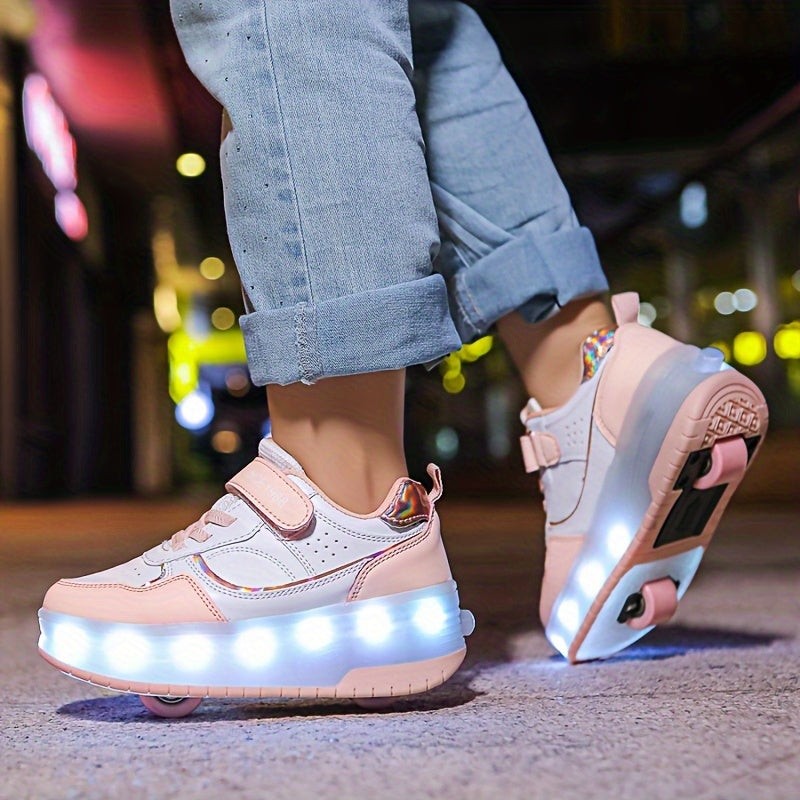 LED roller sneaker with removable wheels - product photo 10