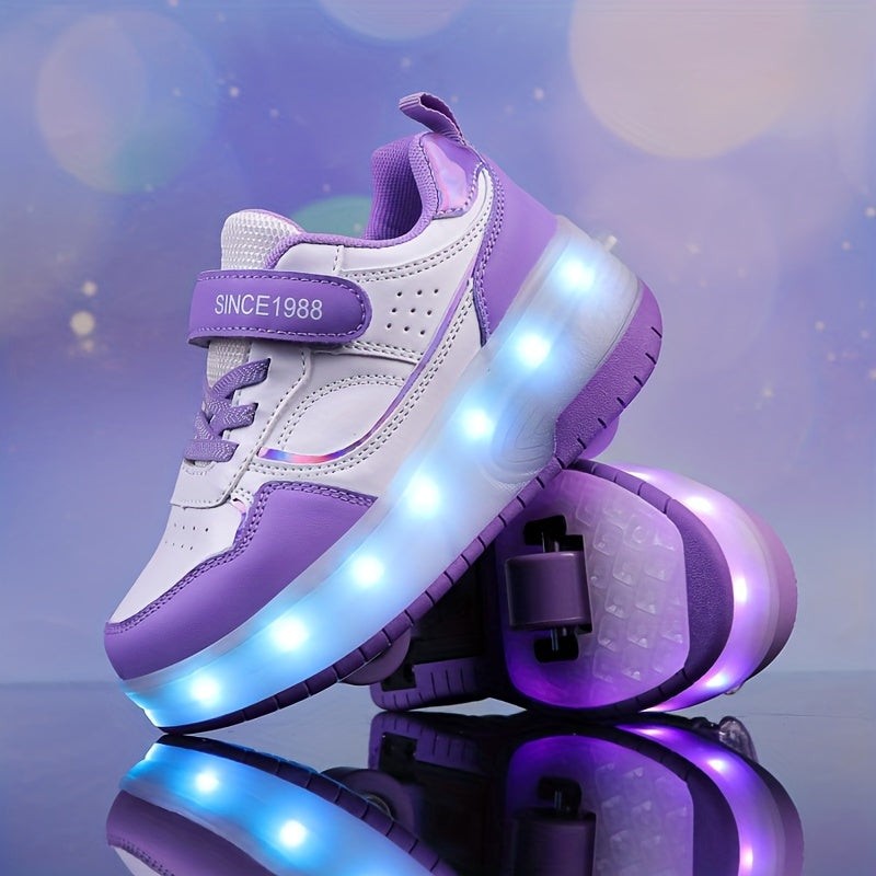 LED roller sneaker with removable wheels - product photo 13