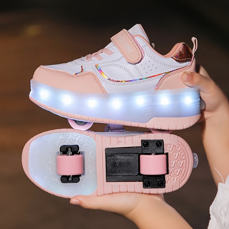 LED roller sneaker with removable wheels - product photo 5