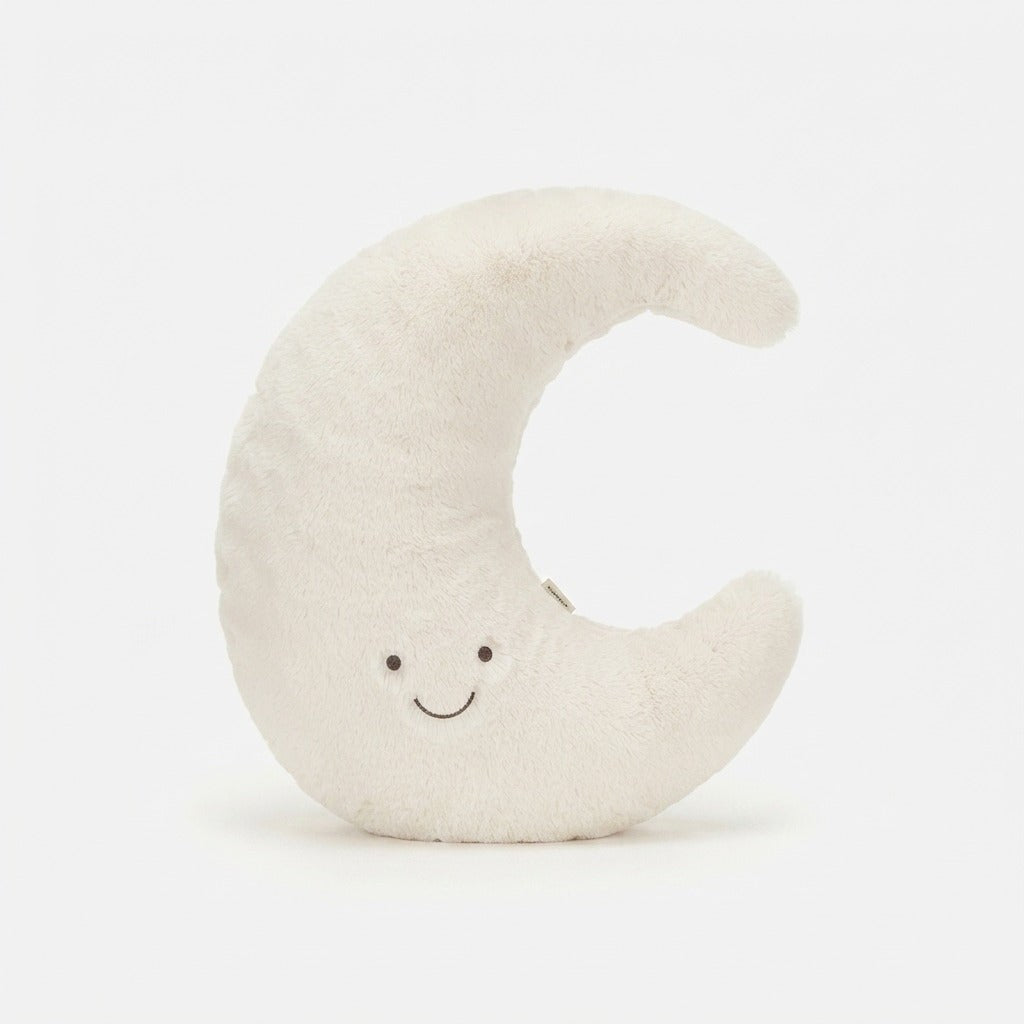 Plush sun and moon face cushion - product photo 10