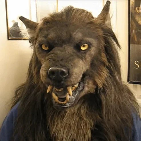 Full-head silicone werewolf mask - product photo 2