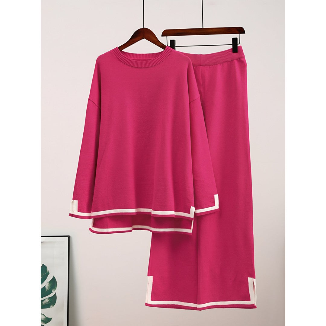 Woman wearing the Mabel women's stretch knit apparel, 10 view