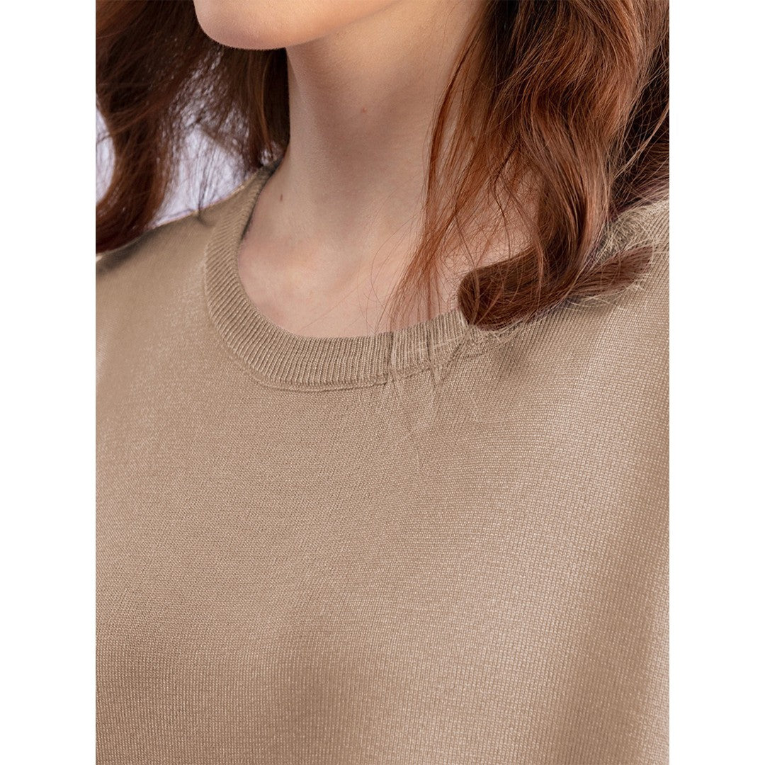 Woman wearing the Mabel women's stretch knit apparel, 13 view