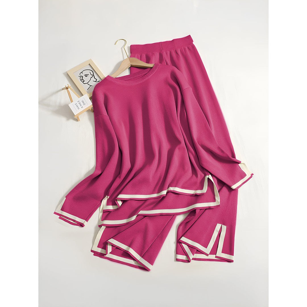 Woman wearing the Mabel women's stretch knit apparel, 17 view