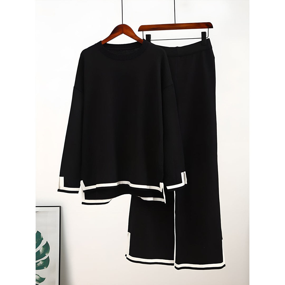 Woman wearing the Mabel women's stretch knit apparel, 9 view