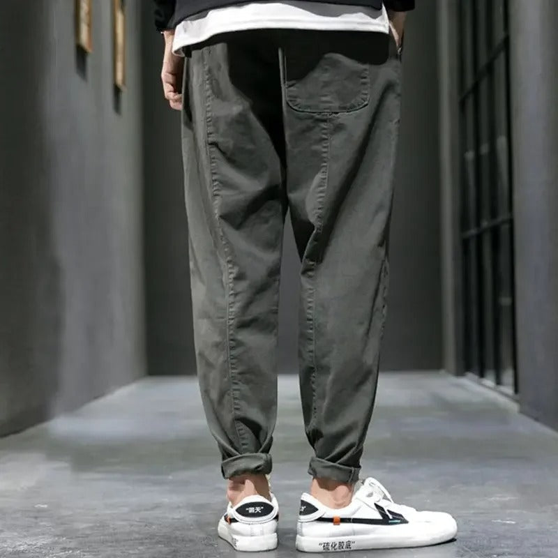 Elliot | Men's Tapered Drawstring Waist Casual Trousers