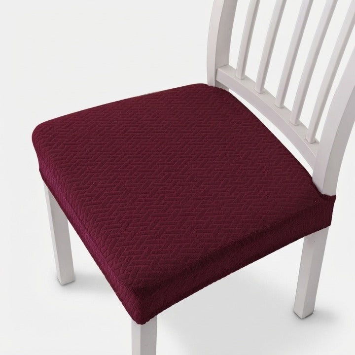 Stretch jacquard water-repellent dining chair cover - product photo 10