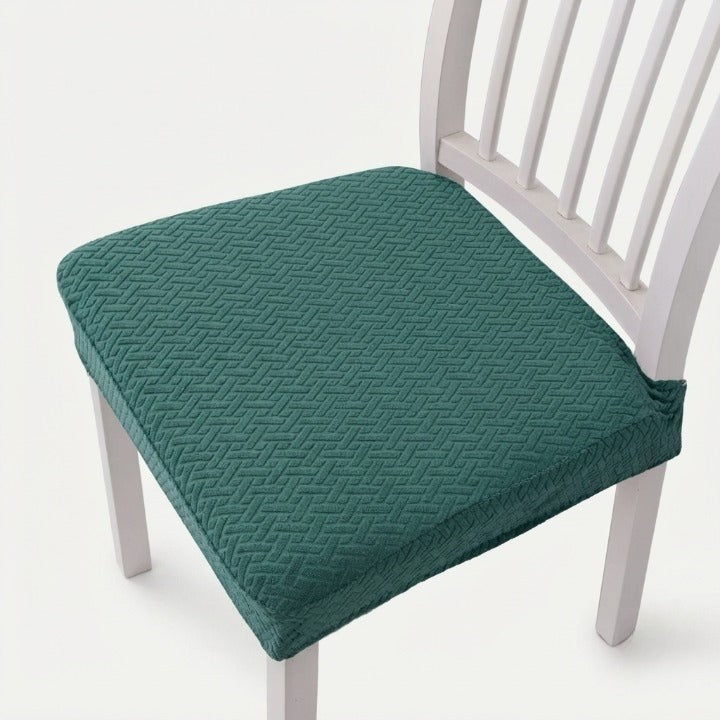 Stretch jacquard water-repellent dining chair cover - product photo 11