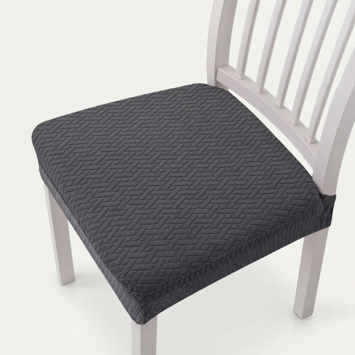 Stretch jacquard water-repellent dining chair cover - product photo 8