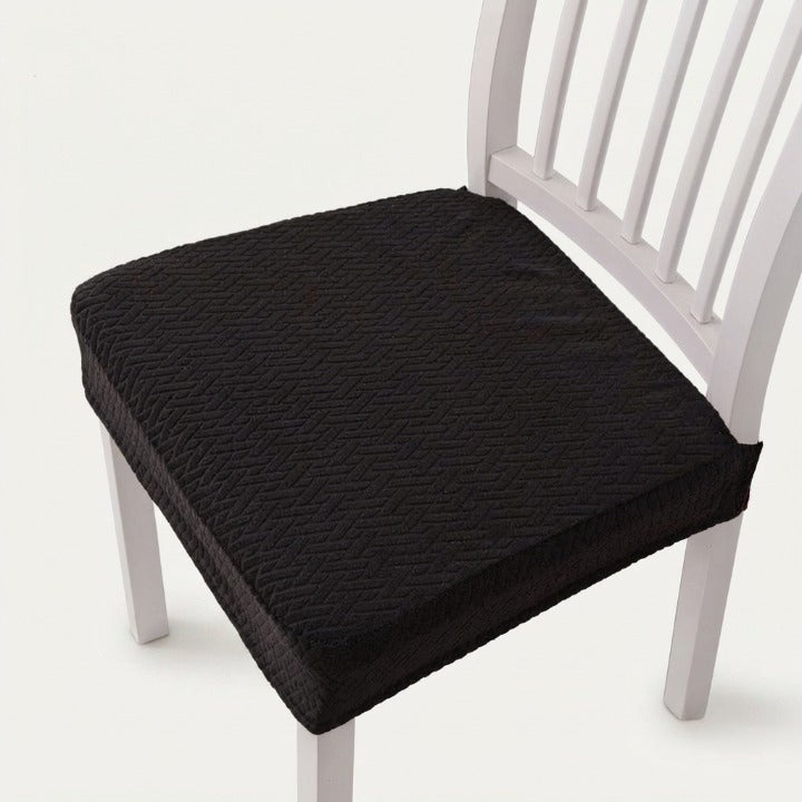 Stretch jacquard water-repellent dining chair cover - product photo 9