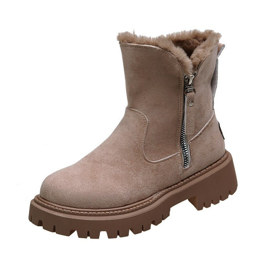 Woman wearing the Maren women's boots, 8 view
