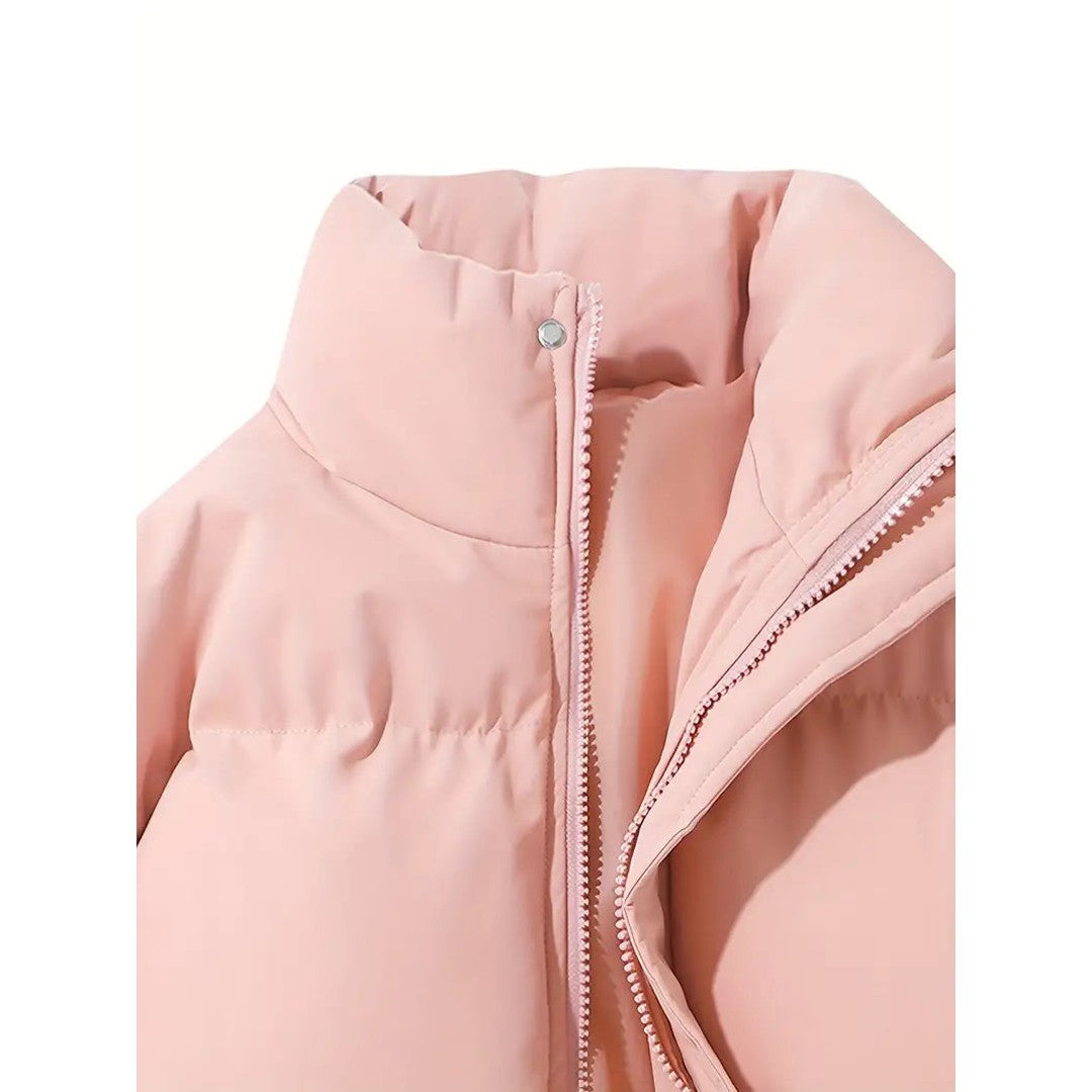 Woman wearing the Margot women's jacket, back view
