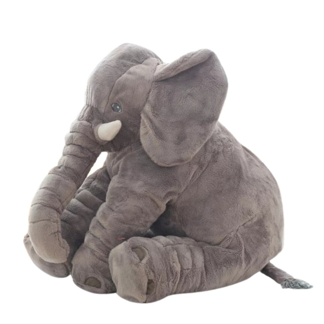 Plush elephant cushion for a nursery - product photo 1