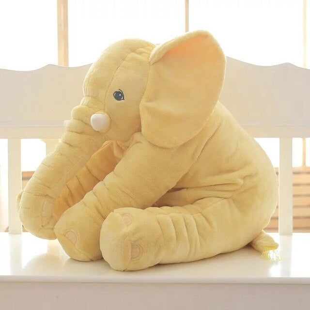 Plush elephant cushion for a nursery - product photo 10