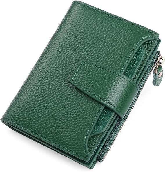 Compact leather RFID blocking wallet - product photo 19