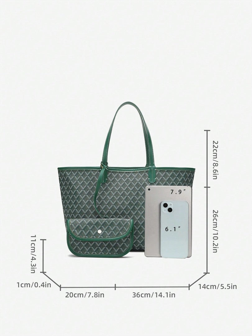Women's shoulder tote bag - product photo 14