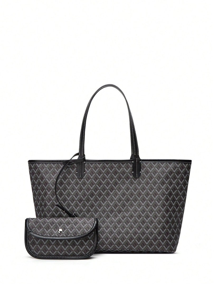 Women's shoulder tote bag - product photo 15
